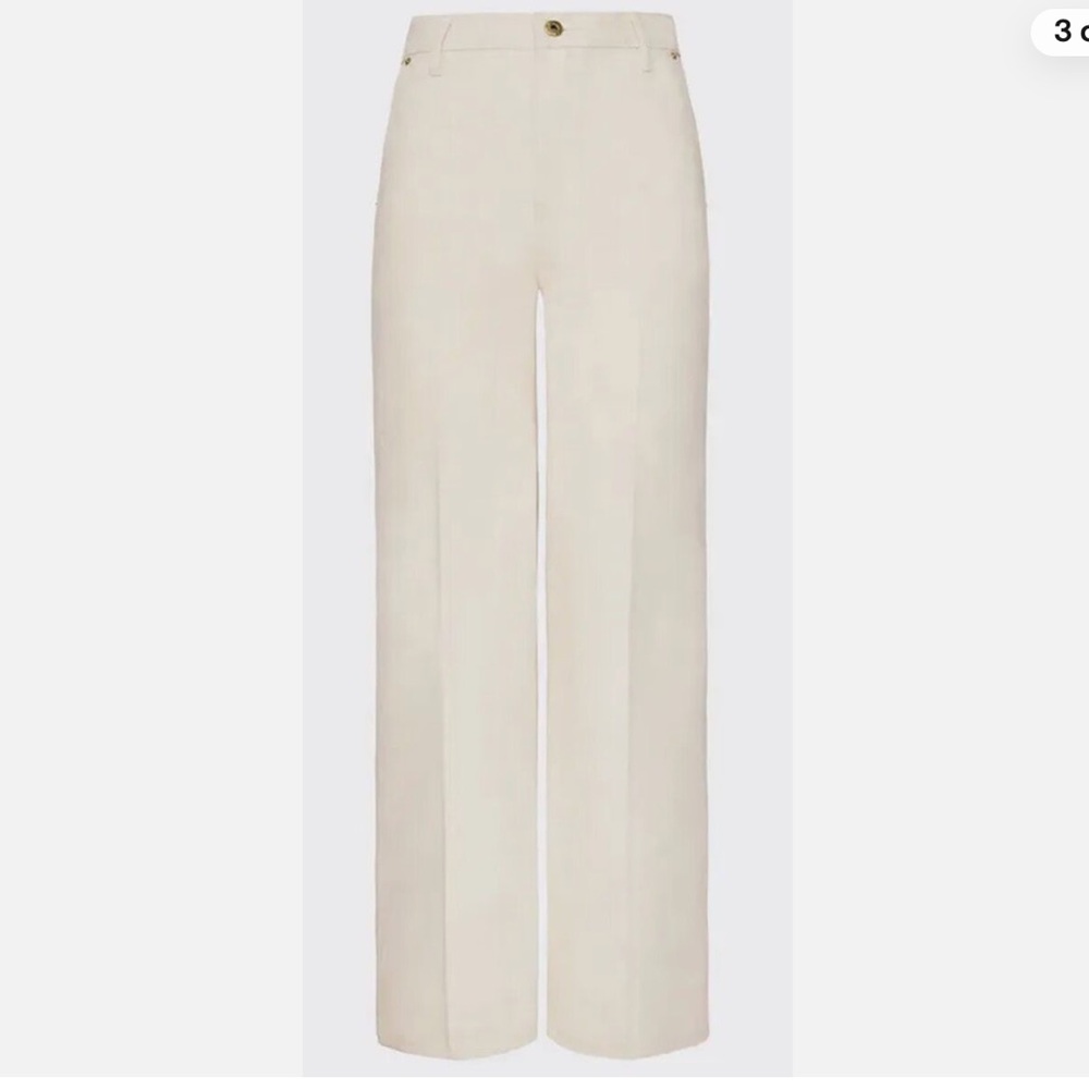 🌼🌼Tory Burch Caroline wide leg Jean NWOT - Picture 2 of 4